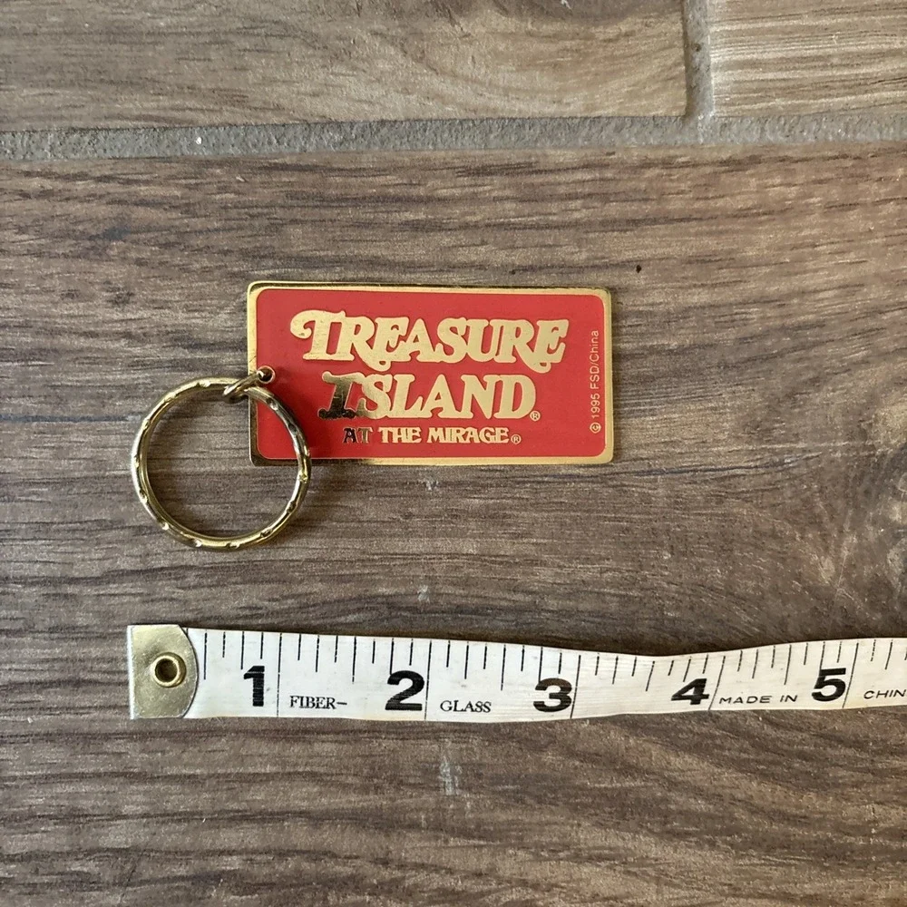 Treasure Island At The Mirage Vintage Pirate Las Vegas Keychain 1995‎ Allison